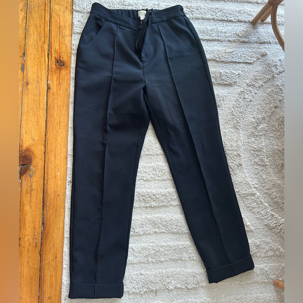 Maeve by Anthropologie Black Straight Pant Size 8